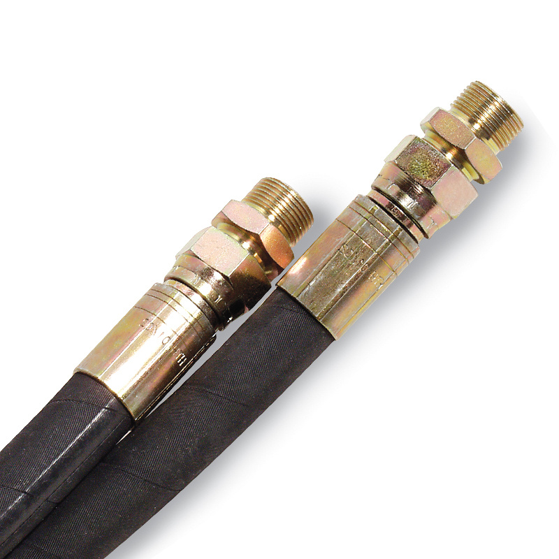 Furtun de presiune aer 1 m, racord 1/2" BSP