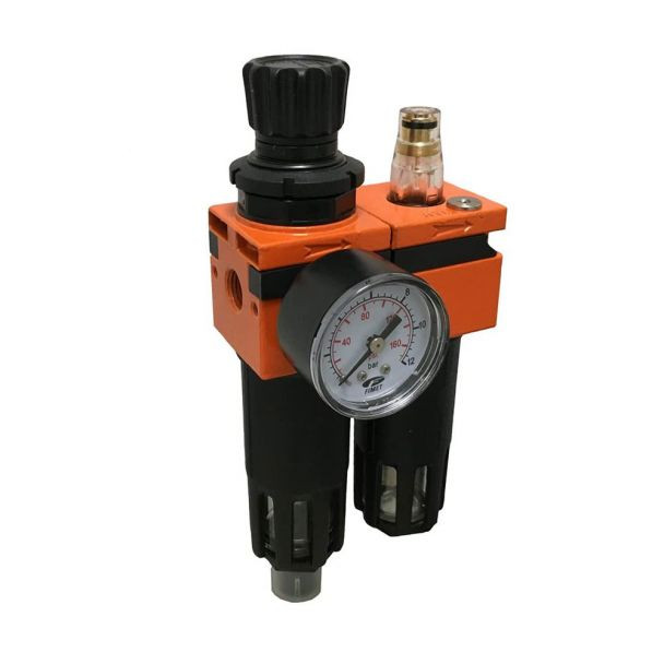 Grup complet tratare aer din 2 elemente OMG 729FR+LM_3/8, 3/8", 18 bar