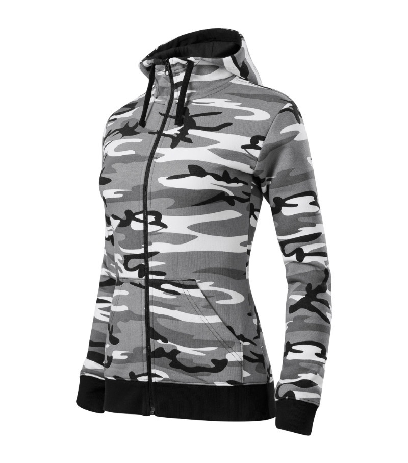 Hanorac pentru damă, Camo Zipper, 300 g/m² C20