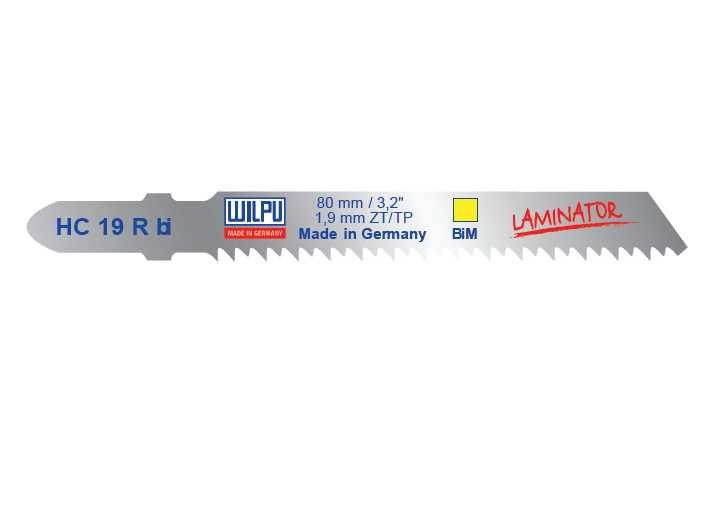 HC 19 R BI Panza Bi-Metal pentru fierastrau vertical, prindere T, pentru lemn / 5 bucati, DIM 80 x 7.9 x 1.27 mm