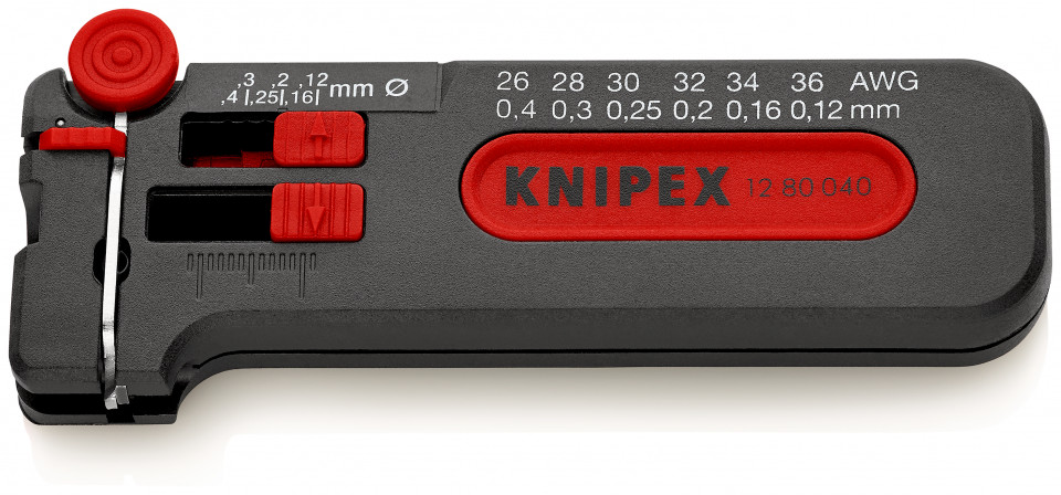 KNIPEX 12 80 040 SB Dezizolator mini 100 mm