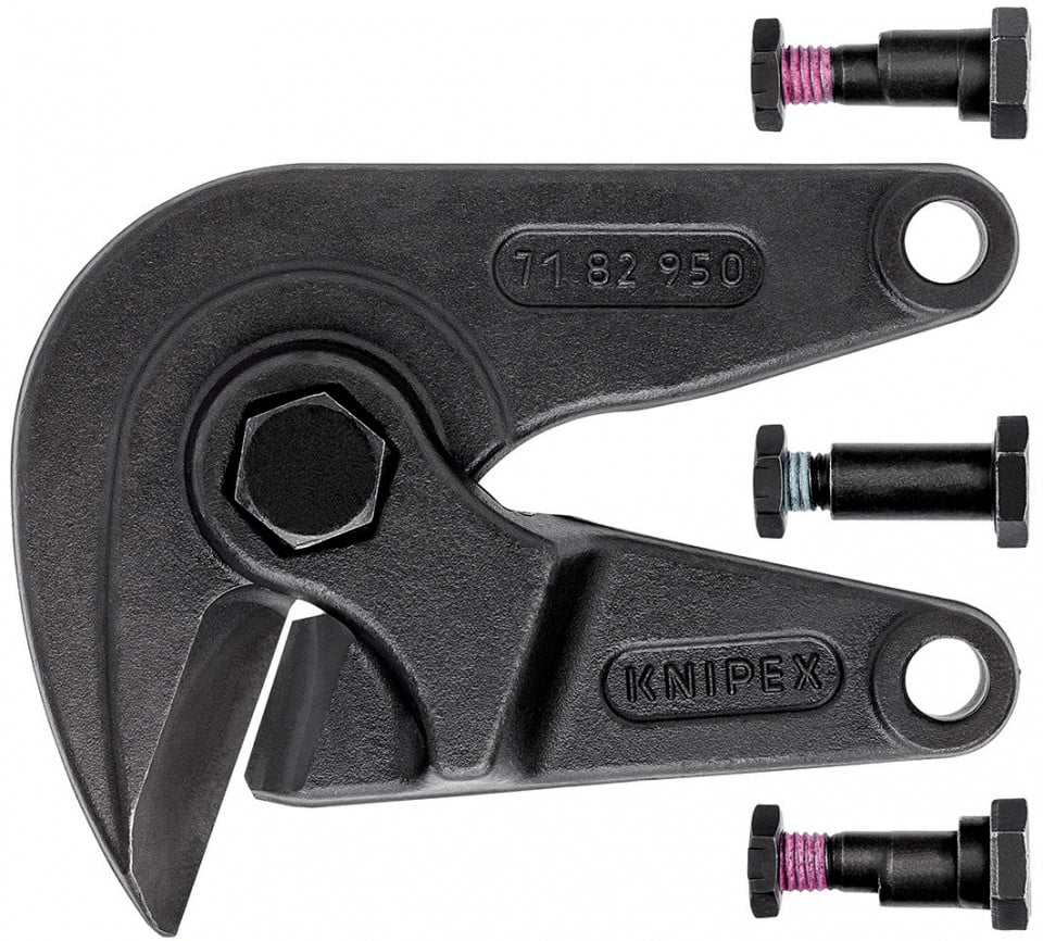KNIPEX 71 89 950 Cap cu cuţite de schimb pentru 71 82 950 complet, cu șuruburi