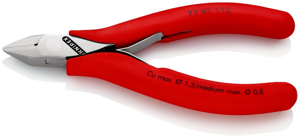 KNIPEX 77 41 115 Șfic pentru instalații electronice cu manşoane multicomponent 115 mm