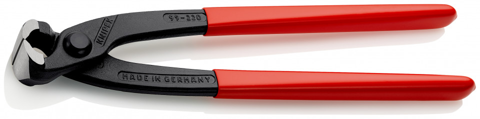 KNIPEX 99 01 220 Clește de fierari-betoniști (Clește de fierari-betoniști) acoperite cu plastic vopsit negru 220 mm
