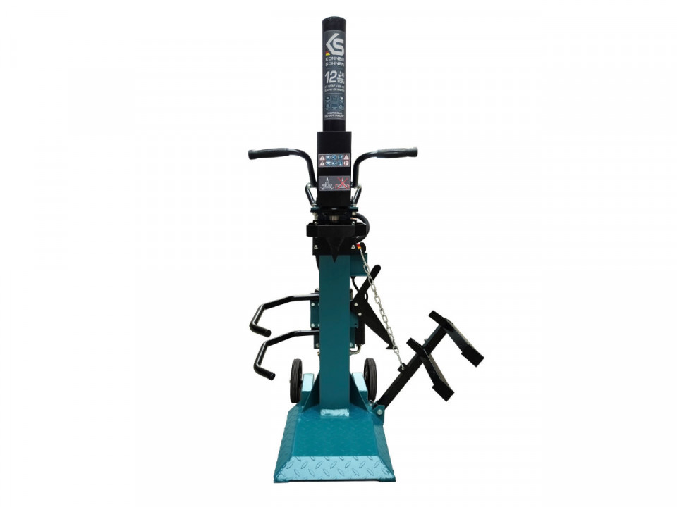 Masina electrica pt. despicat busteni pe verticala - 12 tone, lung. 65cm, Ø 40cm - Konner & Sohnen - KS 12THE V 65/40