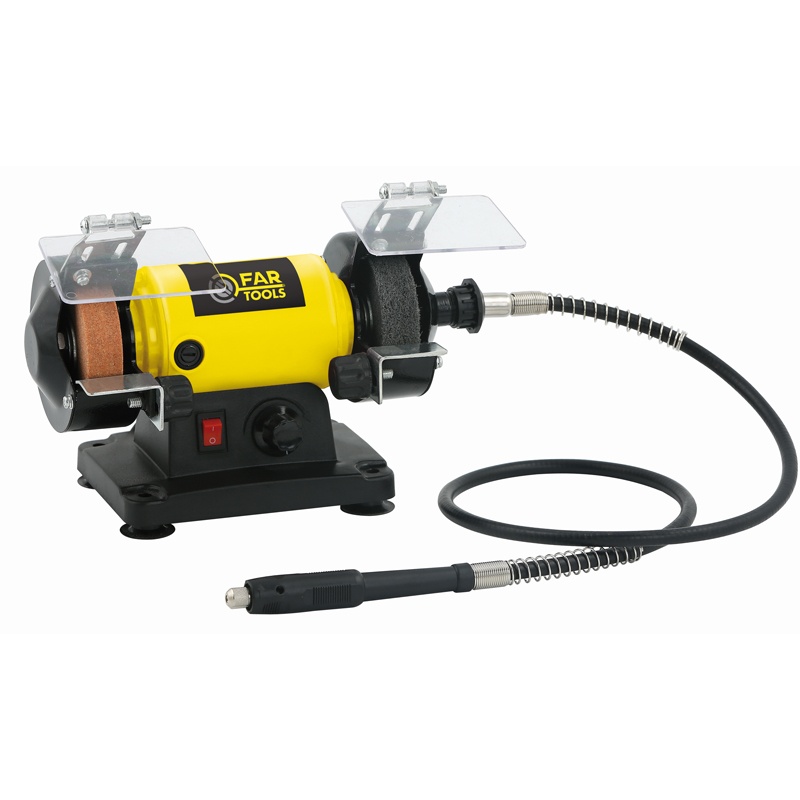 Mini polizor de banc tip MBG 120, cu arbore flexibil