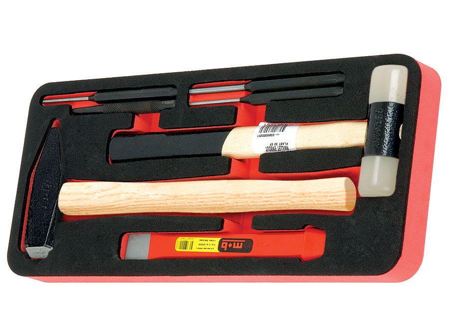 Modul 7 scule MOB OSC 7 cu ciocan coada lemn si accesorii