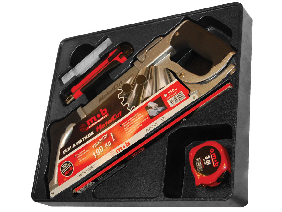Modul MOB PVC 18 cu ferastrau METALCUT si accesorii - 18 scule