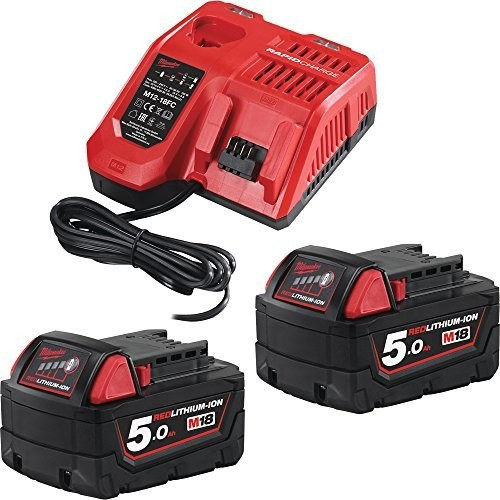 Pachet Milwaukee M18NRG-502, alimentare cu acumulator - echipat