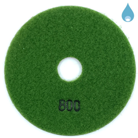 Paduri / dischete diamantate pt. slefuire umeda #800 Ø125mm - DXDY.WETPAD.125.0800
