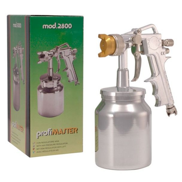 Pistol profesional de vopsit cu cupa jos OMG PROFIMASTER2800_1.5, 1 kg , duza 1.5 mm