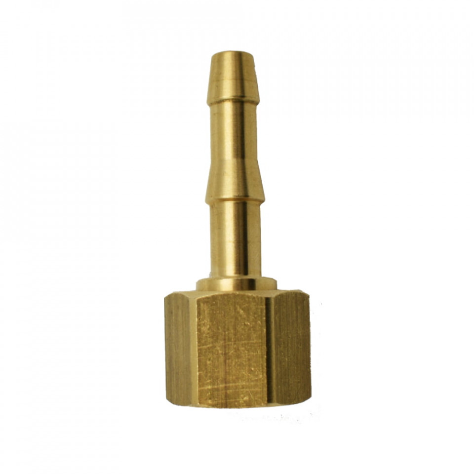 Piulita G3/8'' cu conector pentru furtun 6.3 mm