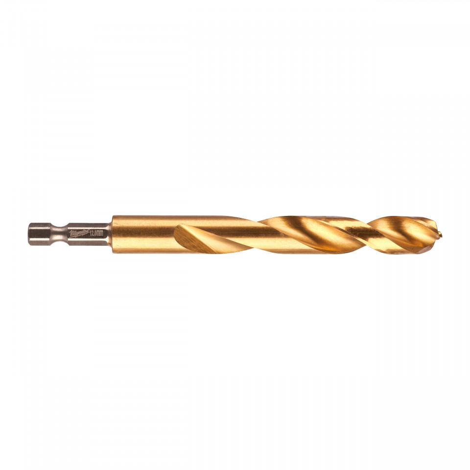 RED HEX - Burghie SHOCKWAVE™ HSS-Ground Titan pentru metal Milwaukee Ø 12x82x127 mm - blister 1 buc