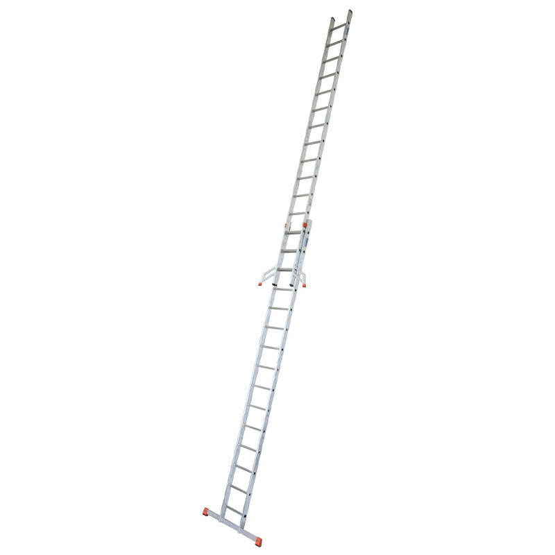 Scara culisanta din aluminiu Monto "Fabilo", 2x15 trepte