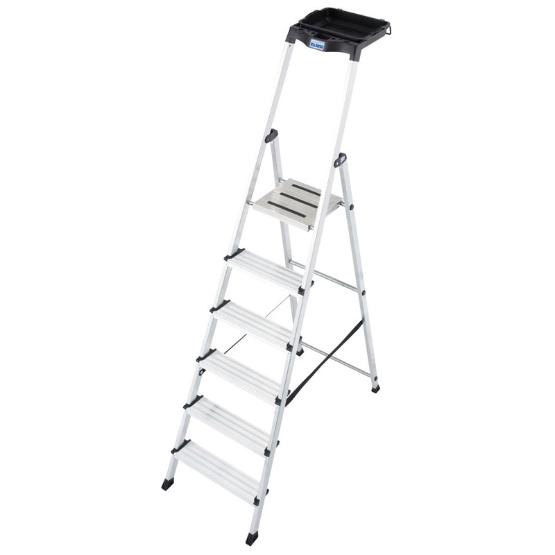 Scara Monto "Secury" cu MultiGrip System dubla cu trepte pe o parte, 6 trepte