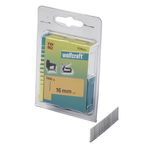 Set 1000 cuie Wolfcarft 7239000, tip 062, 16 mm
