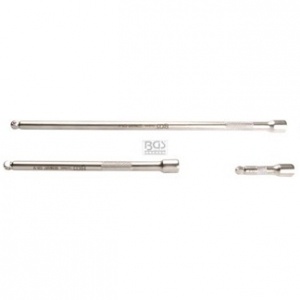 Set 3 prelungitoare cu cap sferic 1/4"