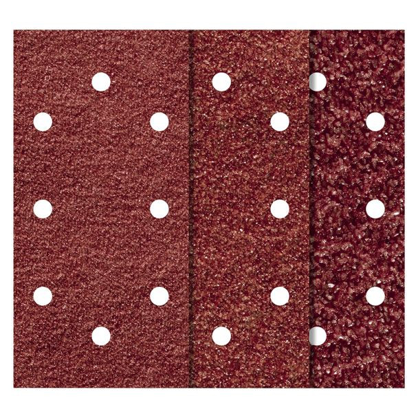 Set 5 foi abrazive Wolfcraft 1998000, pentru lemn si metale, Gr. A60, A120, A240, 93x190 mm