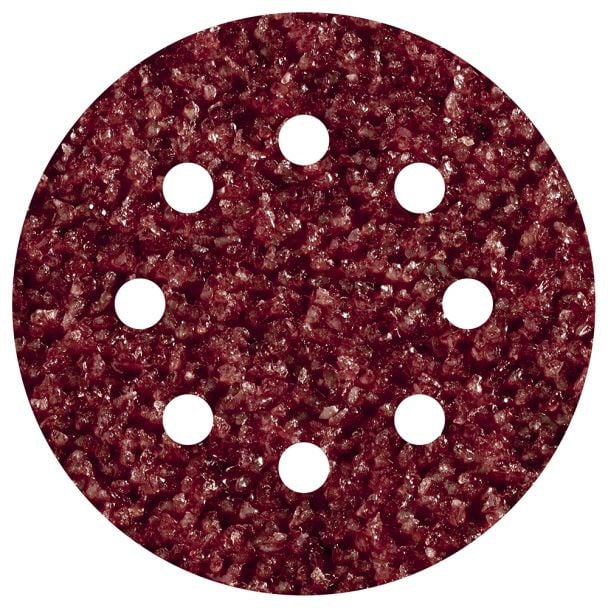 Set 5 foi abrazive Wolfcraft 3180000, prindere velcro, pentru lemn, D 125 mm, P24