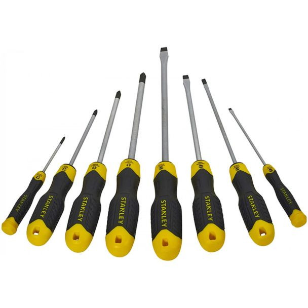 Set 8 surubelnite cu maner moale Stanley STMT1-74181, in modul pentru sertare