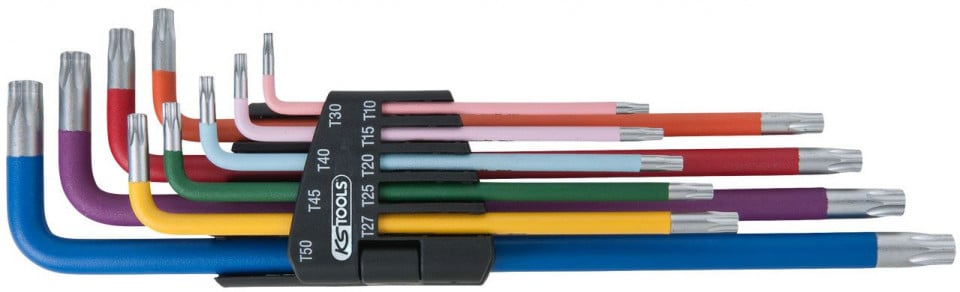 Set 9 chei Torx KS TOOLS T10-T50