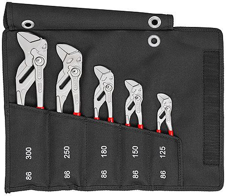 Set chei KNIPEX pentru instalatori, 5 piese