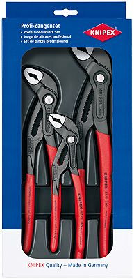 Set Cleşti Knipex Cobra pentru instalatori, 3 piese
