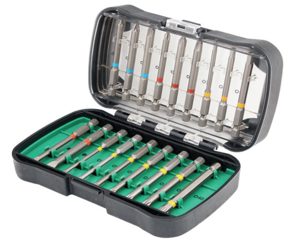 Trusa 18 piese COBIT Allrounder biti cu inel de identificare
