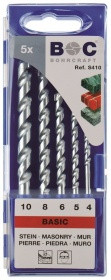 Trusa burghie placate TCT pentru zidarie 5 piese