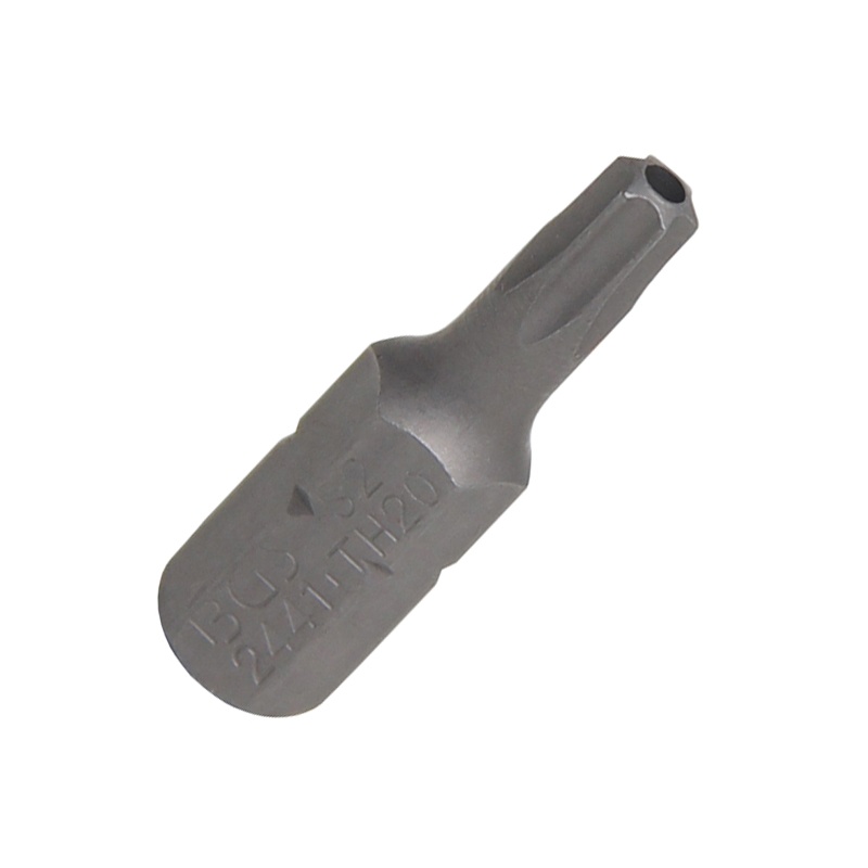 Varf torx cu gaura TT20, 1/4", 25mm