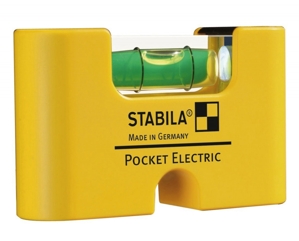 101 Pocket Electric, nivela cu 1 bula, pentru electricieni, 6.5 cm