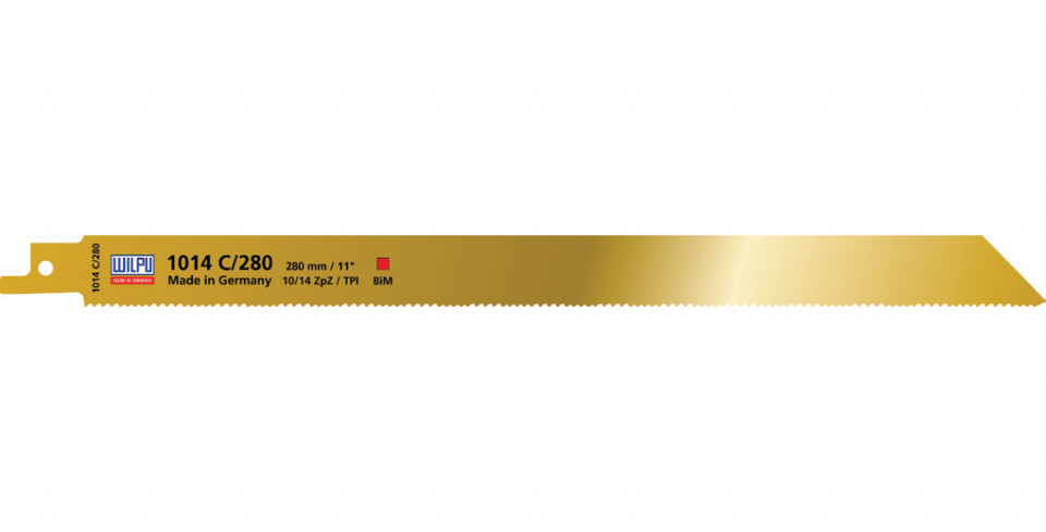 1014 C/280 Panza Bi-Metal pentru fierastrau sabie pentru paleti / 5 bucati, DIM 280 x 19 x 0.9 mm