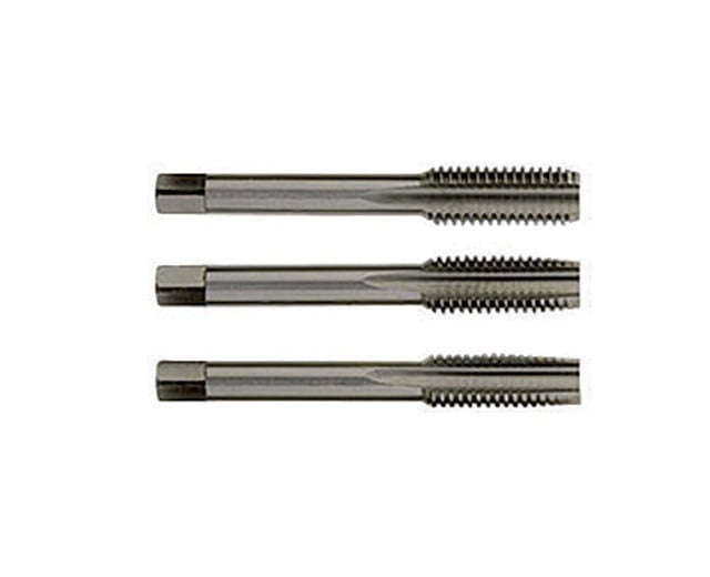 1050051 Tarozi pentru filetare manuala, pas normal, DIN 352, Forma C, HSS-G, 3 buc/set, DIM M 16 x 2.00