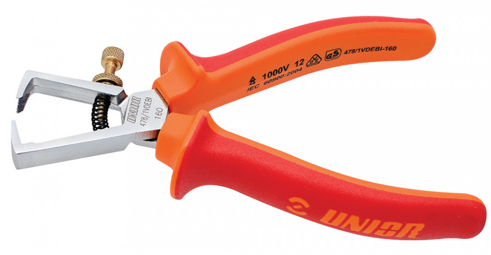 478/1VDEBI Cleste pentru dezizolat frontal izolat la 1000 V, L 160 mm - 610433