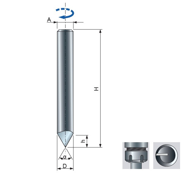 58- Freza din carbura solida pentru sculptura, DIM 8 - PI01MD6083