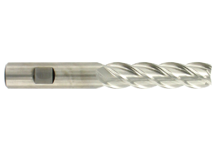 8030231 Freza cilindro frontala lunga, HSS-E8 (Co 8%), DIN 844BL, Z4-Z6, DIM 6, Coada 6