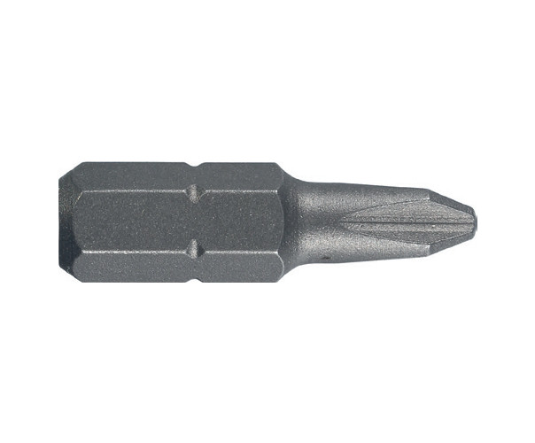 Bit STANDARD 1/4" DIN/ISO 1173 Forma C 6,3 profil Phillips cu coada redusa pentru gips-carton PH 2,L 25
