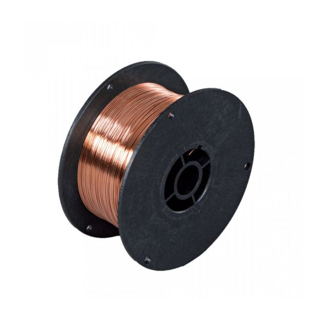 Bobina sarma otel cuprat pentru sudura Mig-Mag Bohler 80707, diametru 0.6 mm, greutate 5 kg, SG2, pentru oteluri de uz general nealiate