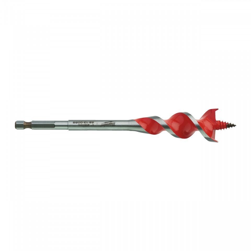 Burghie pentru lemn SPEED FEED™ Milwaukee (Lungime totală (mm): 165, Tijă prindere: ¼″ Hex, Ø (mm): 25)