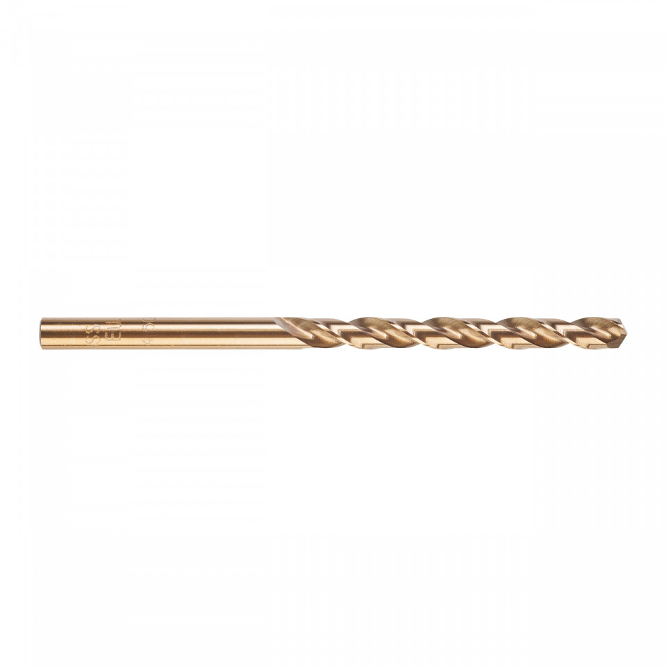 Burghie RED COBALT pentru metal - DIN 338 Milwaukee Ø 4.5x47x80 mm - set 10 buc