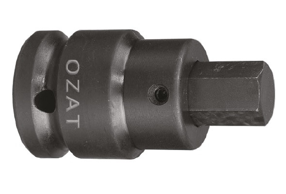 Cap cheie tubulara de impact cu profil hexagon exterior OZAT 1 1/2", 2 piese, DIM 22