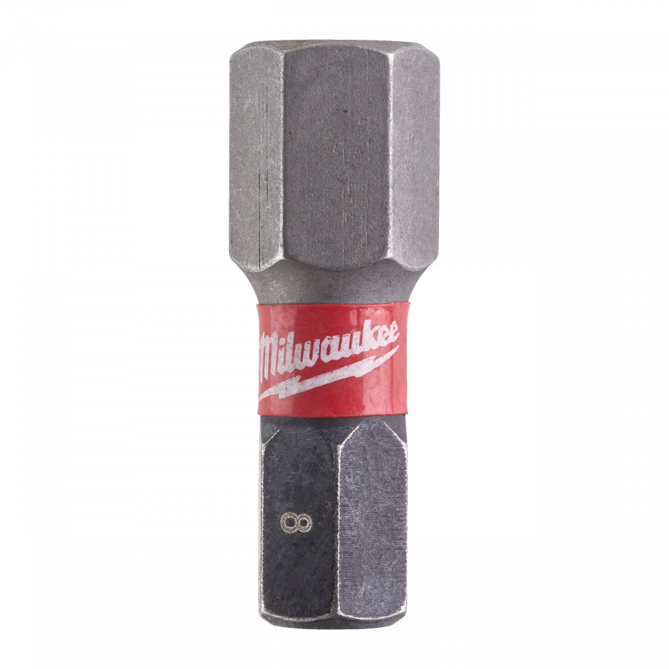 Cap surubelnita Hexagon (HEX) Milwaukee SHOCKWAVE (Tip: Hex 8 mm) - set 2 buc