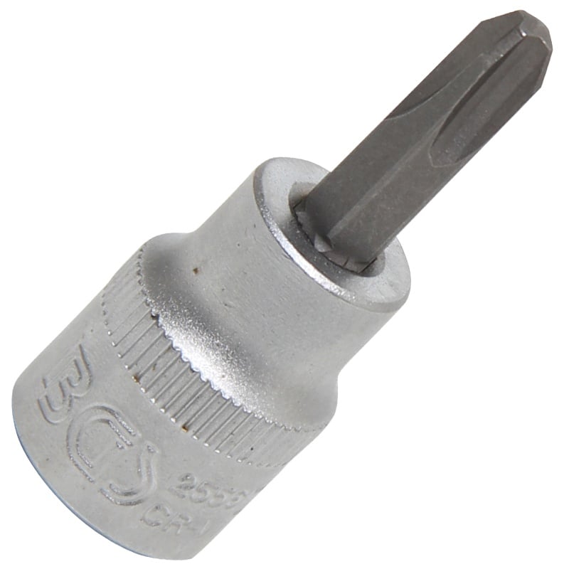 Capat cheie tubulara 3/8" cu varf in cruce, PH2, 48 mm