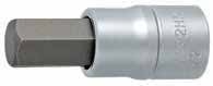 Capete chei tubulare cu profil hexagonal exterior 1/2" 24 - 4-24 mm
