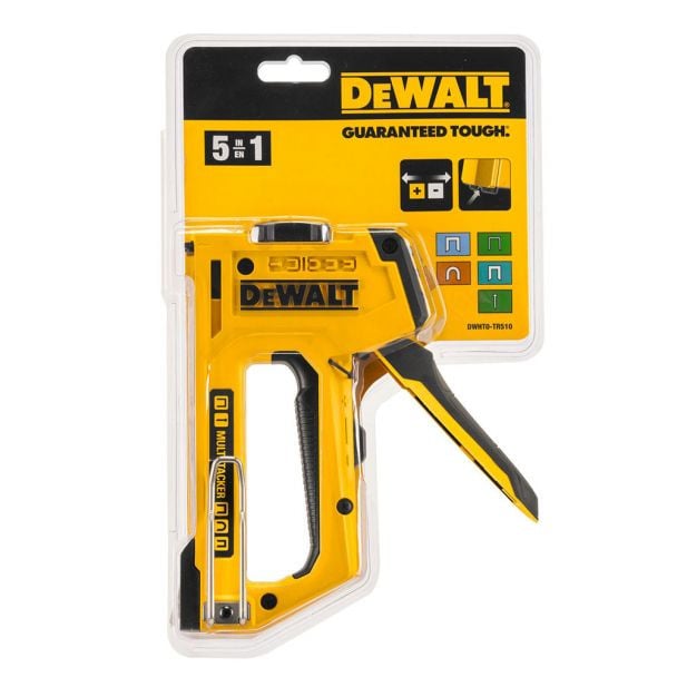 Capsator manual 5 in 1 Dewalt DWHT0-TR510, Multi-Tacker, pentru capse tip Heavy Duty, T50, TRA700 și capse de calibru 18
