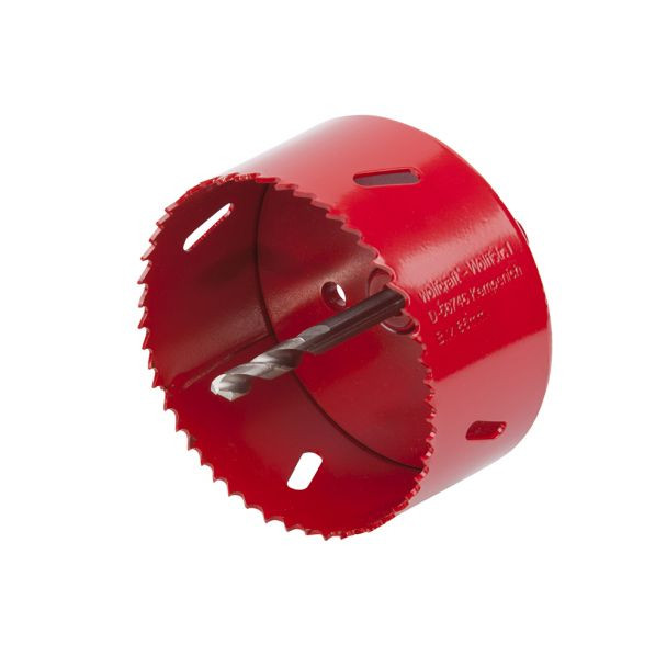 Carota bimetal Wolfcraft 5486000, diametru D 86 mm, adancime de taiere 40 mm