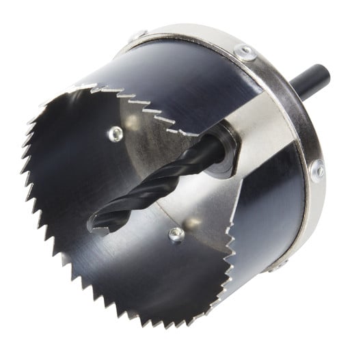 Carota standard Wolfcraft pentru doze si prize, 8912000, 68X33, tija cilindrica cu diametrul de 6 mm