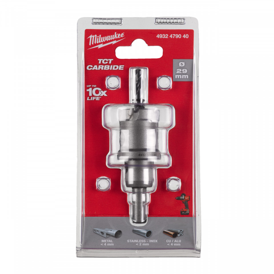 Carote oțel inoxidabil TCT 29 mm