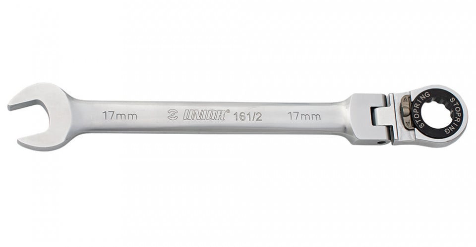 Cheie combinata cu clichet articulata Unior 10 mm