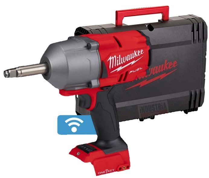 CHEIE DE IMPACT M18 FUEL™ ONE-KEY™ ½″ CU CUPLU RIDICAT ȘI GÂT LUNG M18 ONEFHIWF12E, ne-echipata, valiza
